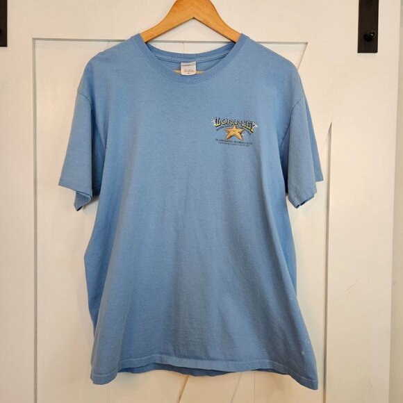 LORELEI Mermaid Print from Florida Keys Blue T-Shirt Short Sleeve Size Large - Picture 2 of 8